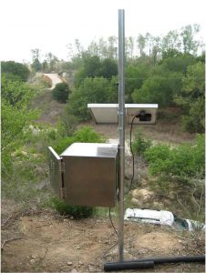 Instrument enclosure for Continuous Water Quality Monitoring Network